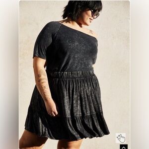 Torrid Mini Super Soft Tiered Circle Skirt
